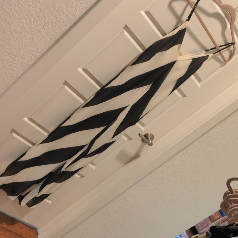 Christopher John Rogers Black and Cream Maxi Dress